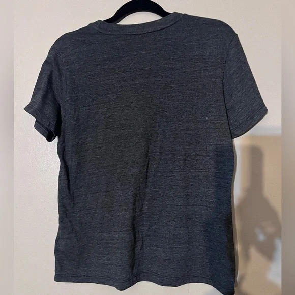 The North Face Charcoal Graphic Tee with Sunset Beach Print - Picture 2 of 3
